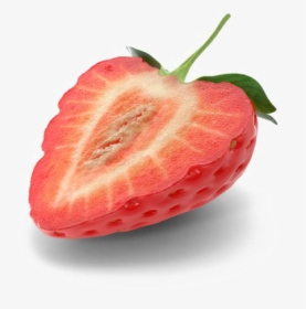 Strawberry Transparent Background Png - Strawberry Fruits Cross Section, Png Download, Transparent PNG