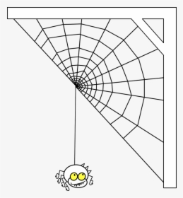 Spiderweb, Cobweb, Arachnid, Spider Webs, Cobwebs - Spider Web Clip Art, HD Png Download, Transparent PNG