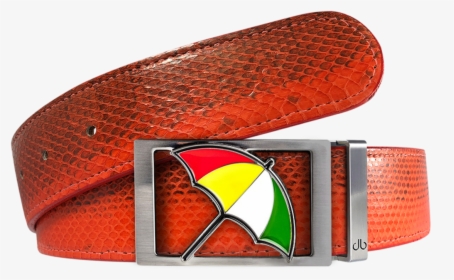 Arnold Palmer Snakeskin Leather Belt In Red - Belt, HD Png Download, Transparent PNG