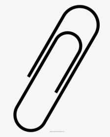 Paper Clip Coloring Page - Coloring Picture Of Paper Clip, HD Png Download, Transparent PNG