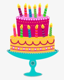 Free Images Cliparts Co - Birthday Cake Clipart, HD Png Download, Transparent PNG