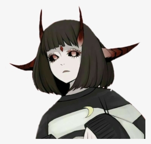 #demon #demongirl #anime #animegirl #cute #animedemon - Cute Anime Demon Girl, HD Png Download, Transparent PNG