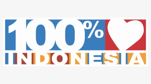 100% Cinta Indonesia Logo, 100% Cinta Indonesia Logo - Graphic Design, HD Png Download, Transparent PNG