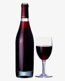 Wine Png Image - Wine Bottle And Glass Png, Transparent Png, Transparent PNG