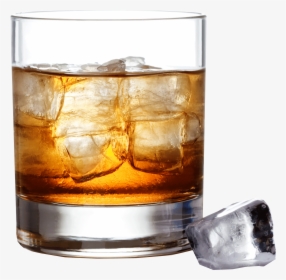 Whisky Whiskey Png Whiskey Ice - Whiskey Glass With Ice Png, Transparent Png, Transparent PNG
