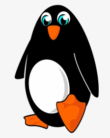 Clipart Cartoon Penguin Png - Png Big Penguin Cartoon, Transparent Png, Transparent PNG