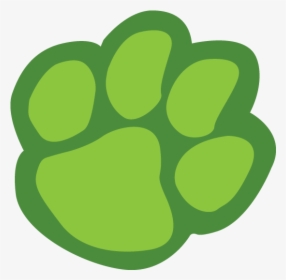 How To Draw A - Green Tiger Paw Print, HD Png Download, Transparent PNG