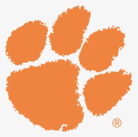 Clemson Tigers Logo Png- - Transparent Clemson Tiger Paw, Png Download, Transparent PNG