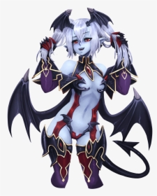Anime Demon Monster Girl, HD Png Download, Transparent PNG