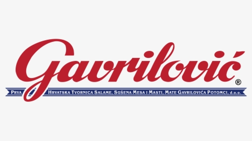 Gavrilovic Logo Png Transparent, Png Download, Transparent PNG
