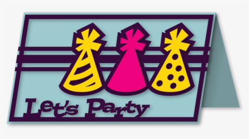 Lets Party Hat Card, HD Png Download, Transparent PNG