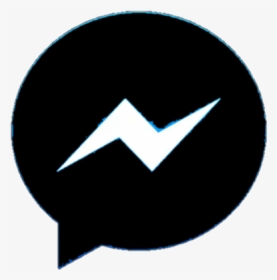 black facebook messenger logo messenger icon black png transparent png transparent png image pngitem messenger icon black png transparent