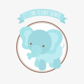 African Bush Elephant Infant Elephantidae Baby Shower, HD Png Download, Transparent PNG