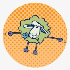 Counting Sheep Round Coaster, HD Png Download, Transparent PNG