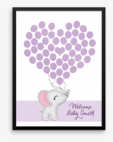 Baby Shower Elephant Png, Transparent Png, Transparent PNG