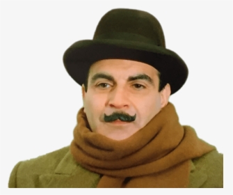 Hercule Poirot David Suchet With Scarf, HD Png Download, Transparent PNG