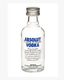 Mini Absolut Vodka 50ml, HD Png Download, Transparent PNG