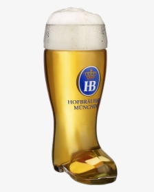 Glass German Beer Boot, HD Png Download, Transparent PNG