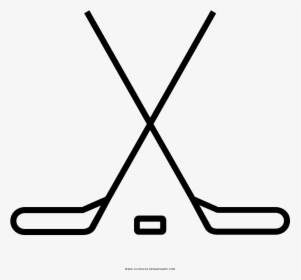 Hockey Sticks Coloring Page, HD Png Download, Transparent PNG