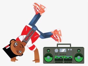 Hip Hop B Boy Cartoon Character Children S Book, HD Png Download, Transparent PNG