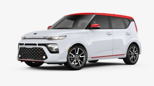 2020 Kia Soul Clear White And Inferno Red Two-tone, HD Png Download, Transparent PNG
