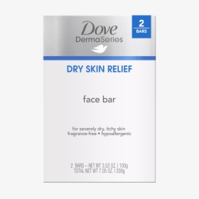 Dove Dermaseries Dry Skin Relief Face Bar, HD Png Download, Transparent PNG