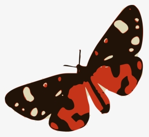 Red Butterfly, HD Png Download, Transparent PNG