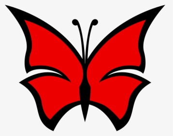 Red Pen With Butterfly Clipart, HD Png Download, Transparent PNG