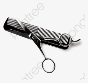 Scissors Clipart Comb, HD Png Download, Transparent PNG