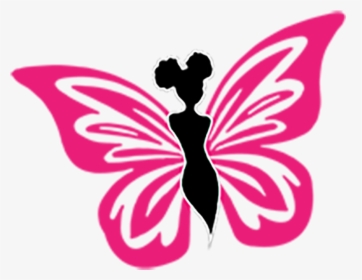 Clip Art Pink And Black Butterflies, HD Png Download, Transparent PNG