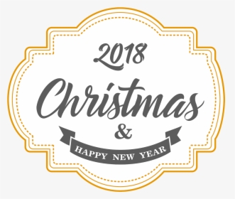 2018 Merry Christmas & Happy New Year Png Images, Transparent Png, Transparent PNG