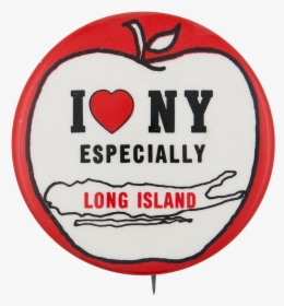 I Love New York Especially Long Island I Heart Buttons, HD Png Download, Transparent PNG