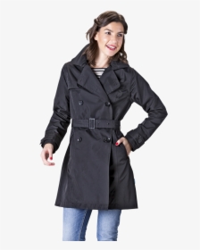 Exclusive Trench Coat Broadway Black, HD Png Download, Transparent PNG