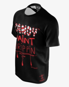Candy Paint Dripping, T Shirt, Black With Red, HD Png Download, Transparent PNG