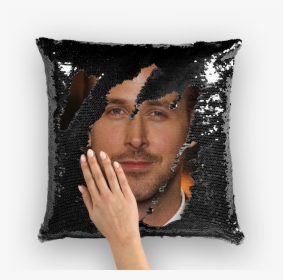 Ryan Gosling ﻿sequin Cushion Cover   Class, HD Png Download, Transparent PNG