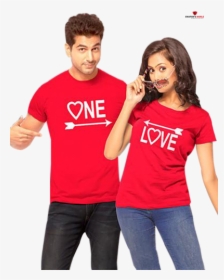 Special Valentines Couple T Shirt By Swapon’s World, HD Png Download, Transparent PNG