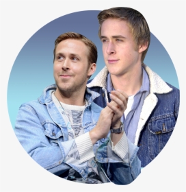A Photo Illustration Of Ryan Gosling In Jean Jackets, HD Png Download, Transparent PNG