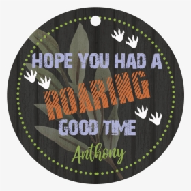 Dinosaur Gift Tag With Hole, HD Png Download, Transparent PNG