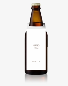 Short Bottle With A Blank Hangtag From Crushtag, HD Png Download, Transparent PNG