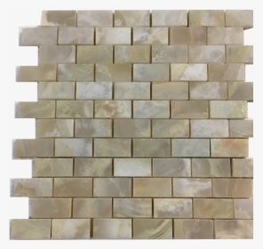 Brick Aqua White Onyx Polished Mesh-mounted Mosaic, HD Png Download, Transparent PNG