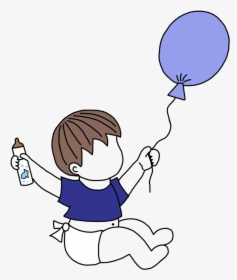 Adoption Announcements Baby Boy With Balloons Mandys, HD Png Download, Transparent PNG
