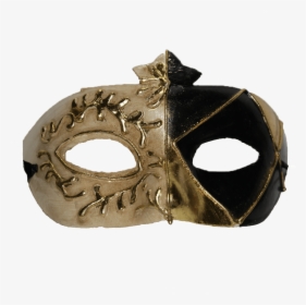 Black & Gold Renaissance Masquerade Mask, HD Png Download, Transparent PNG
