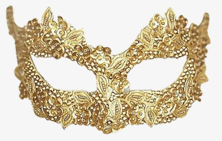 #mask #masks #gold #golden #ftestickers #tumblr, HD Png Download, Transparent PNG
