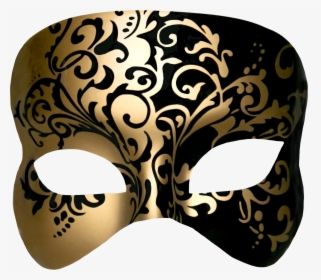 #mq #gold #black #mask #masks, HD Png Download, Transparent PNG