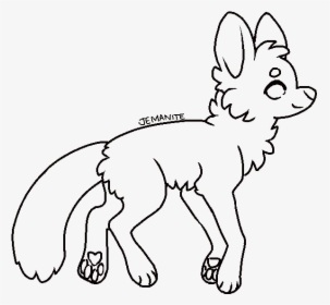 Adoptable Lineart Angry Dog, HD Png Download, Transparent PNG