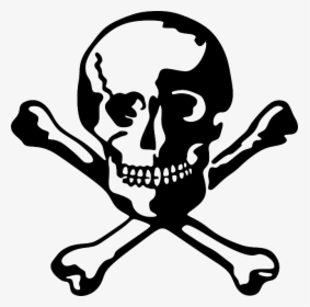 Skull, Bones, Cross Bones, Dead, HD Png Download, Transparent PNG
