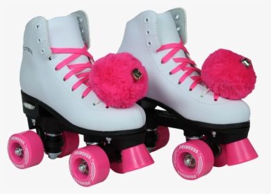 Womens Roller Skates With Pom Poms , Png Download, Transparent Png, Transparent PNG