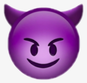 Nervous Emoji Png -devil Emoji Clipart With A Transparent, Png Download, Transparent PNG