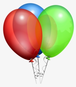 Red Green Blue Cartoon Balloon Vector, HD Png Download, Transparent PNG