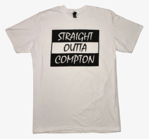 Nwa Straight Outta Compton White Tee, HD Png Download, Transparent PNG